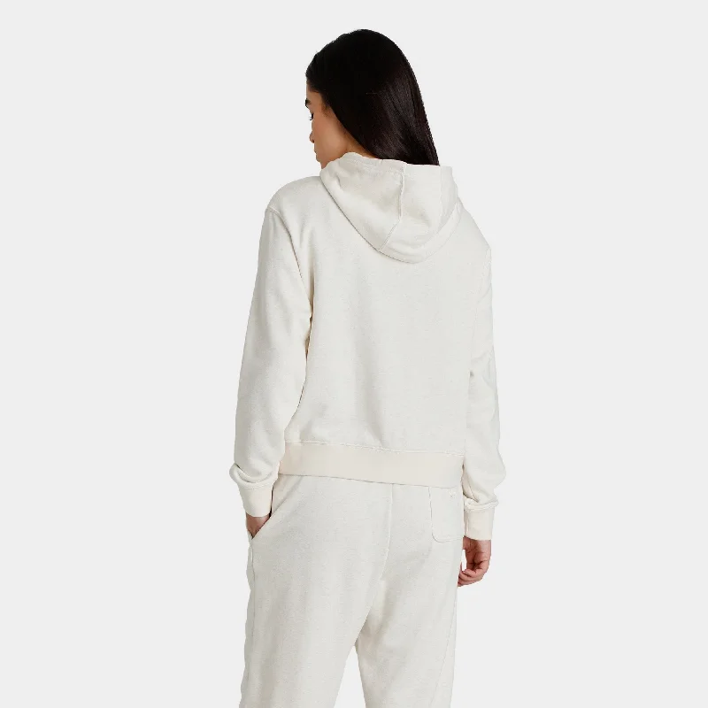 adidas Originals Women's Small Logo Pullover Hoodie / Wonder White