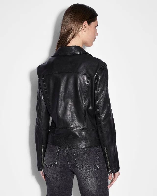 AMPLIFY LEATHER JACKET BLACK