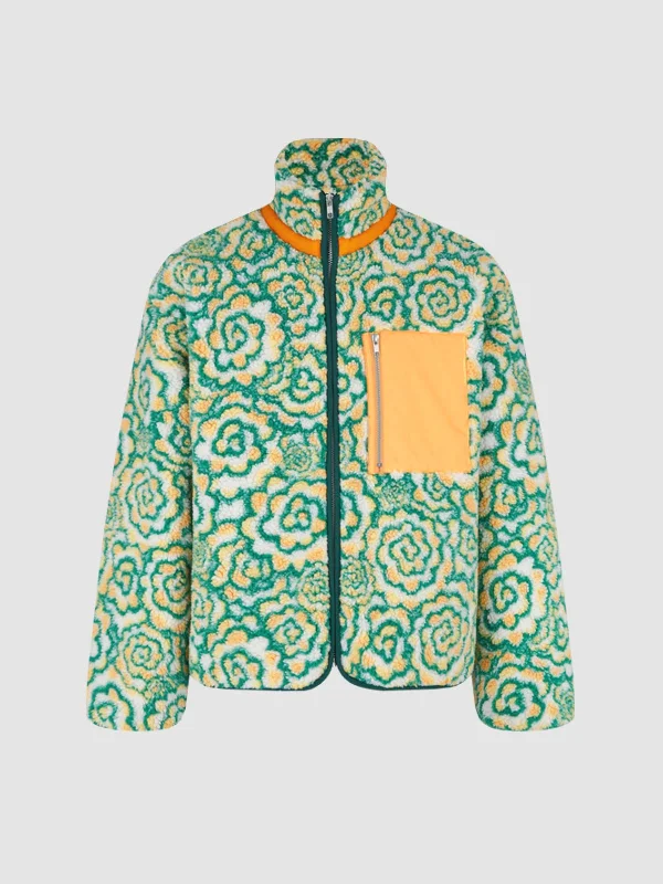 Broccoli Fleece Zip Up