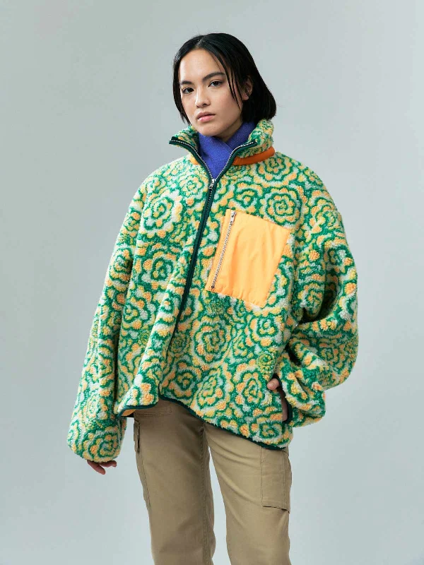 Broccoli Fleece Zip Up