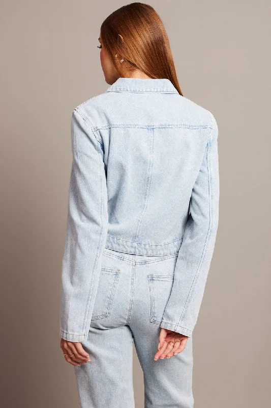 Denim Denim Jacket Long Sleeve