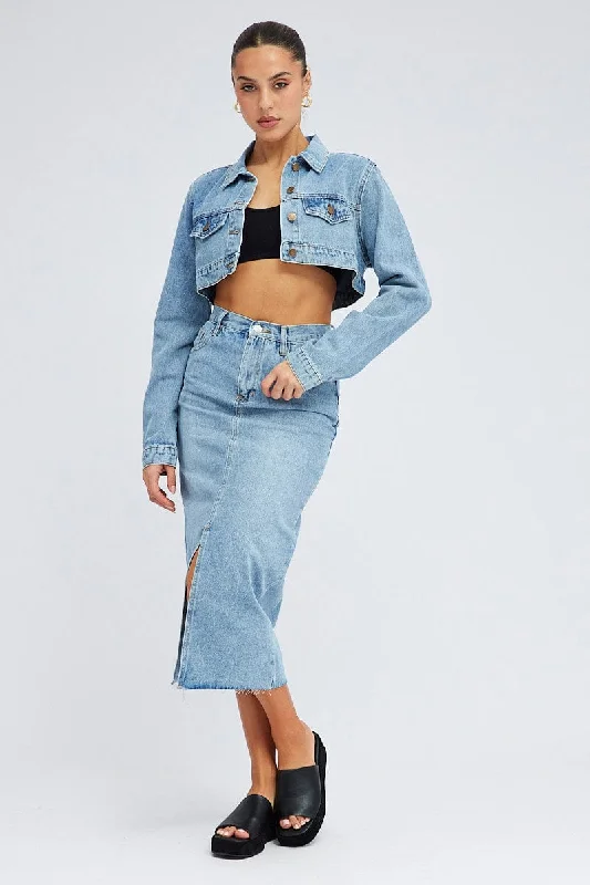 Denim Jacket Long Sleeve