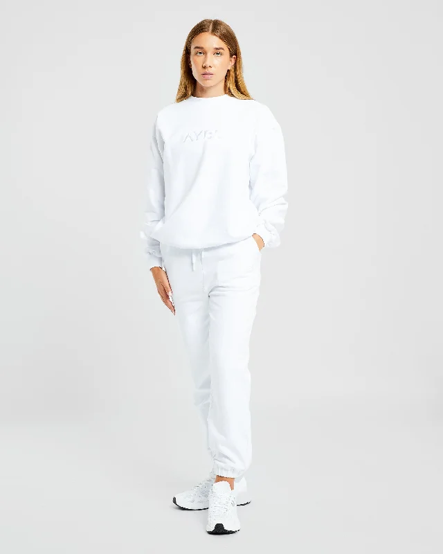 Everyday Relaxed Sweater - White