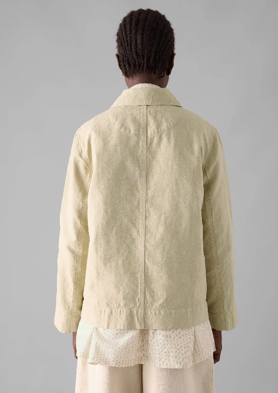 Garment Dyed Cotton Linen Jacket | Fallow