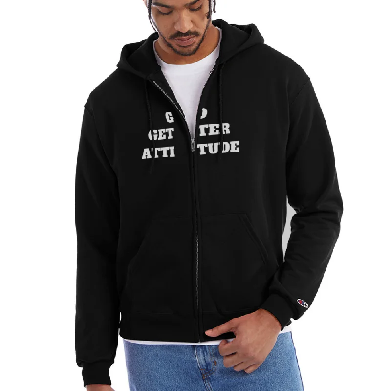 Go Getter Attitude Champion Unisex Full Zip Hoodie +