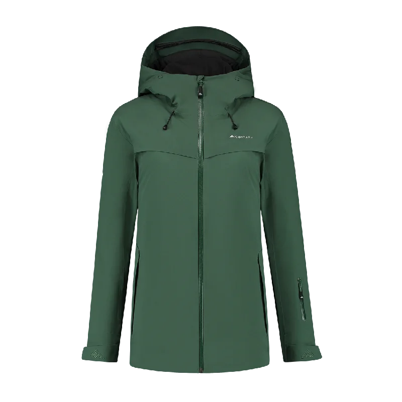 Insulated Hard Shell Jacket Dark Green | Women