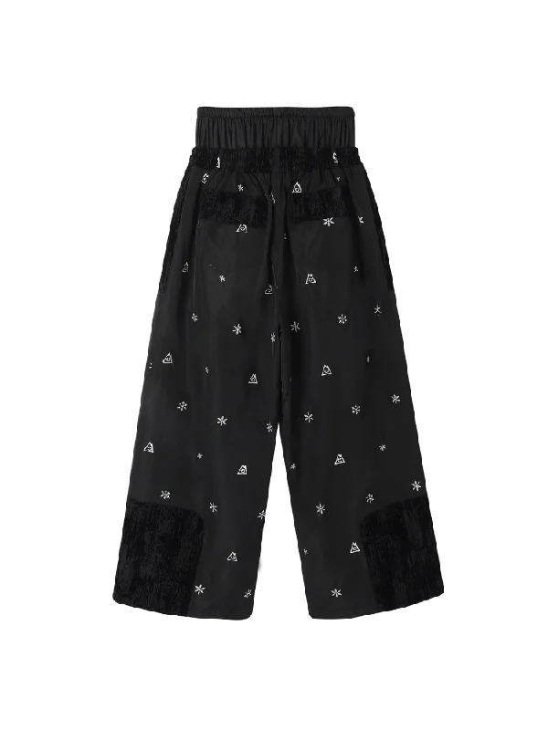 Hellystudio Black Snow Fleece Pants - Women's