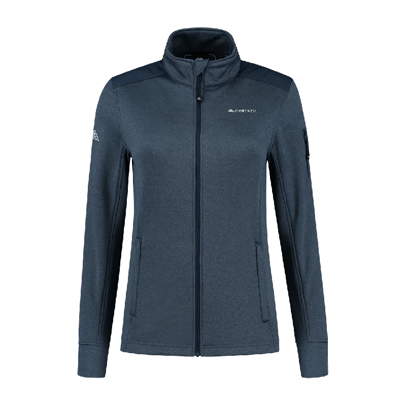 Hybrid Fleece jacket Dark Blue | Women