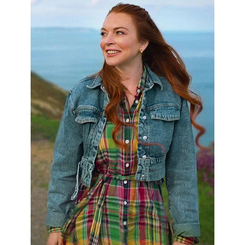 Lindsay Lohan Irish Wish 2024 Denim Jacket