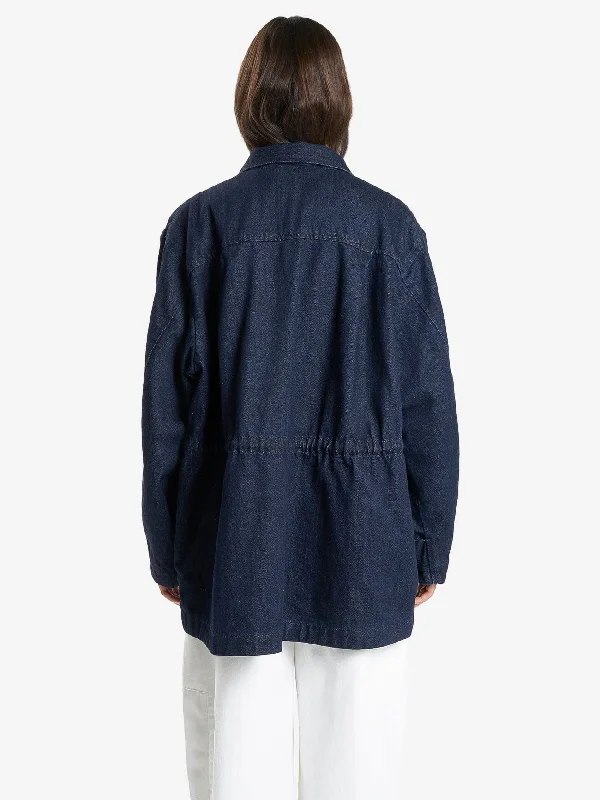 Meg Jacket - Raw Indigo