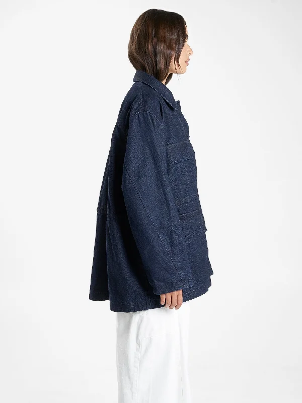 Meg Jacket - Raw Indigo