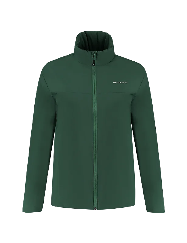 All weather Mid-layer Dark Green | Women