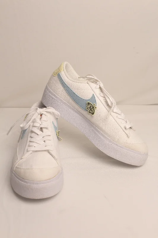 NIKE BLAZER LOW-TOP PLATFORM SNEAKERS