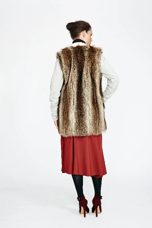 Parker Raccoon Fur Vest