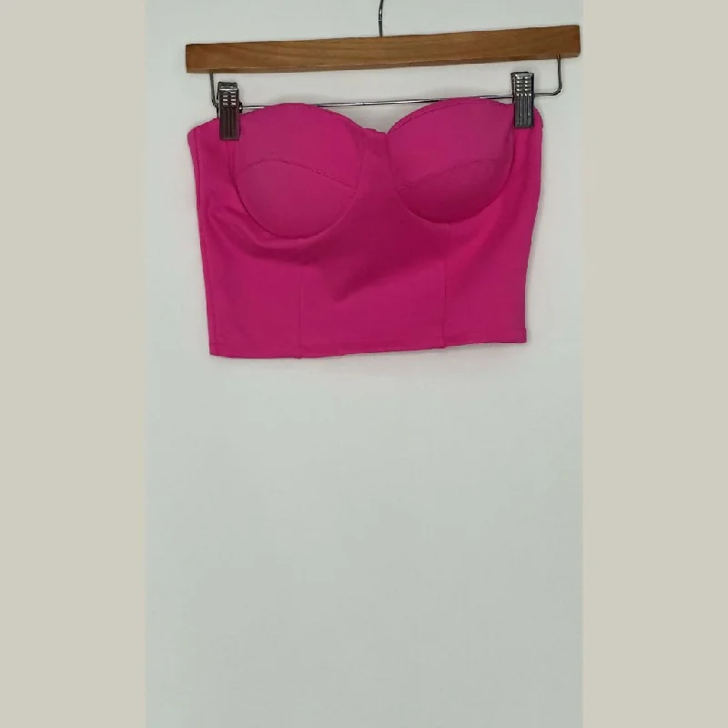 WOMEN'S PINK CORSET TOP