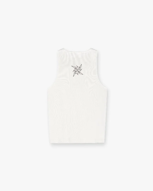 Represent X Metallica™️ Local Crew Vest - Flat White