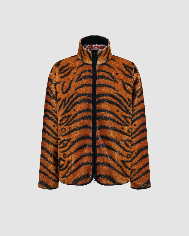 Reversible Tiger Cub Fleece Zip-Up