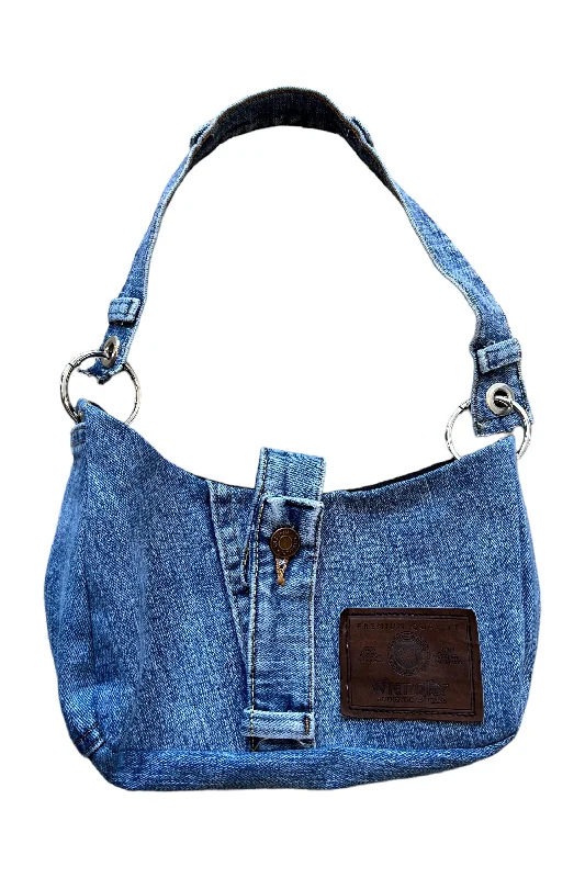 Reworked Wrangler Jeans Baguette Bag