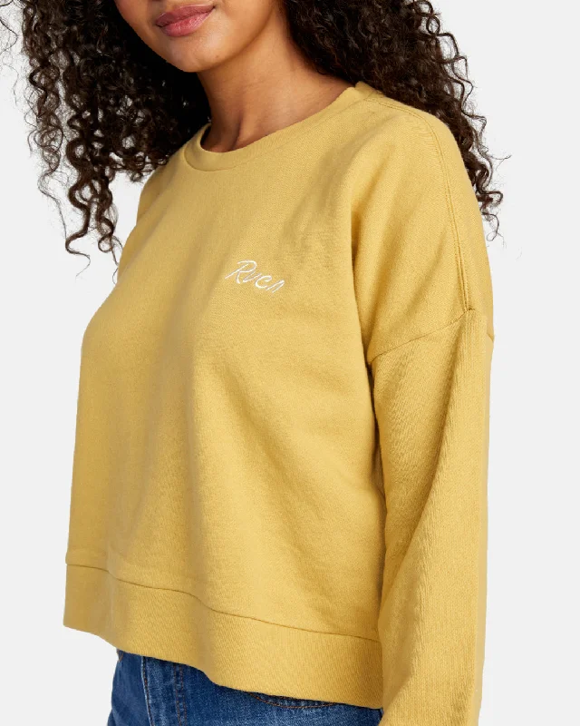 Scrypt Pullover Sweatshirt - Vintage Gold