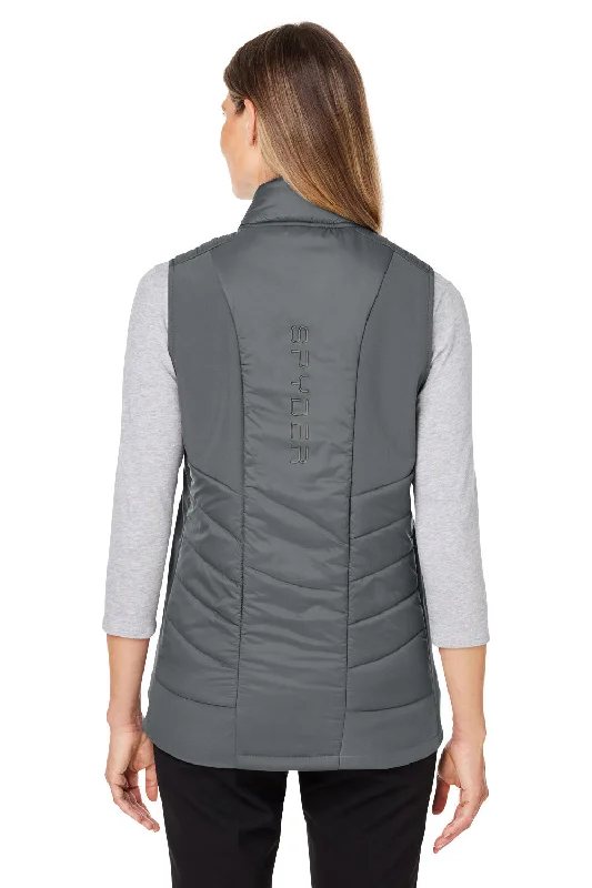 Spyder Womens Challenger Full Zip Vest - Polar Grey