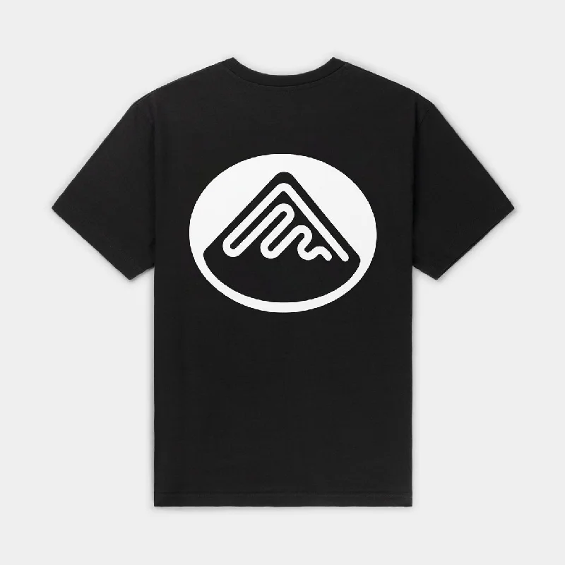 T-shirt Mountain - Regular fit | Black