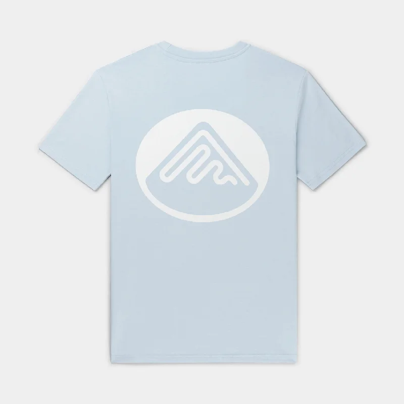 T-shirt Mountain - Regular fit | Sky Blue