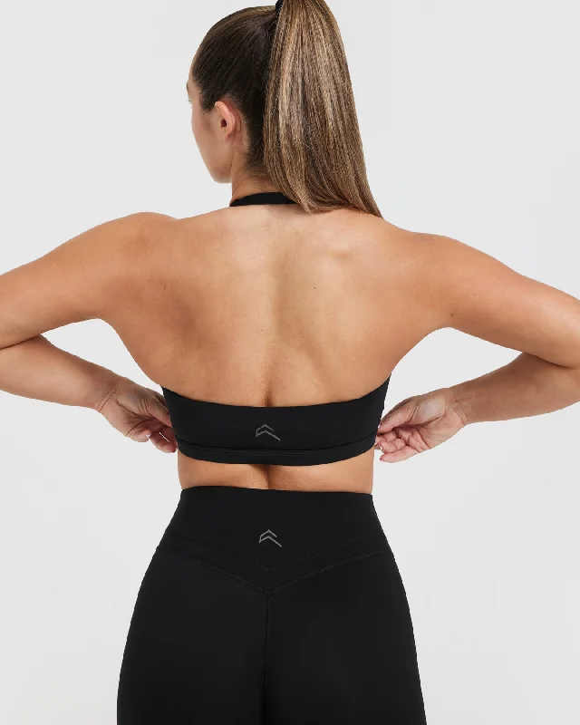 Unified Twist Sports Bra | Black