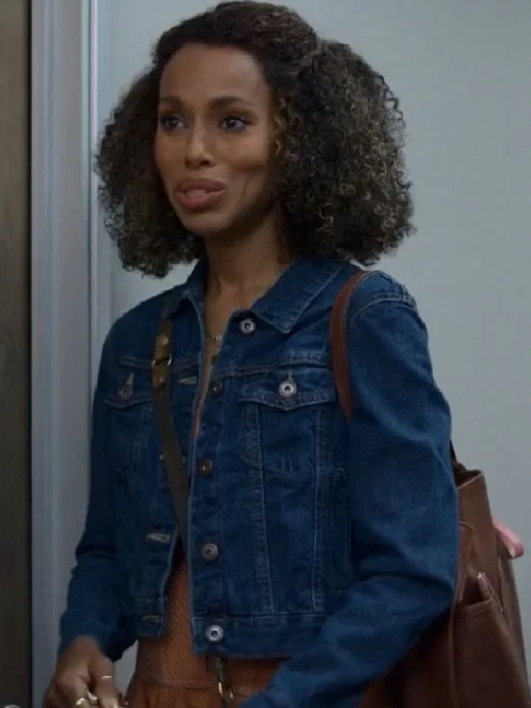 Unprisoned Kerry Washington Blue Denim Jacket