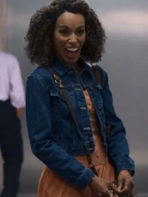 Unprisoned Kerry Washington Blue Denim Jacket