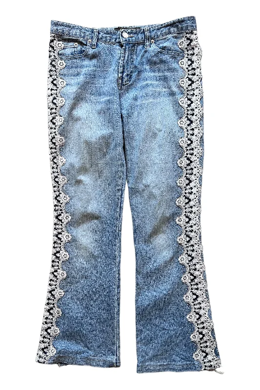 Vintage Y2K Jeans mit Stickerei | W32/L28