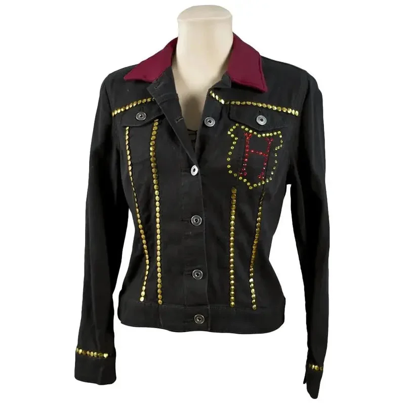 Wizarding Harry Potter Black Denim Jacket