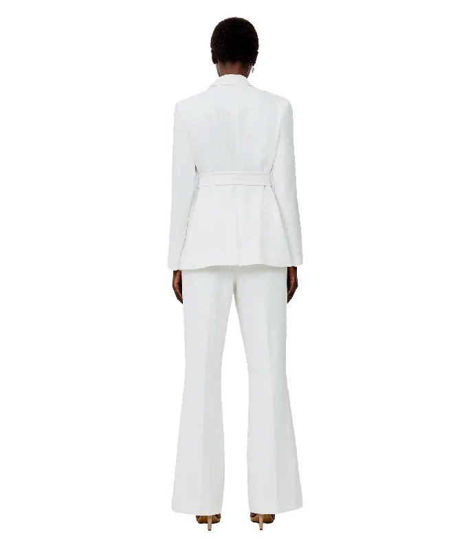 Whisper Belted Blazer - White