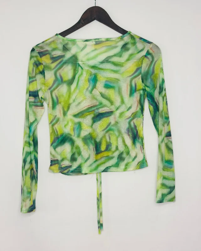 Women's Long Sleeves Tie & Dye Top