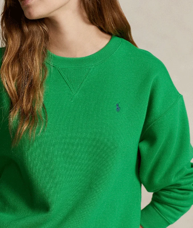 Fleece Crewneck Sweatshirt - Green