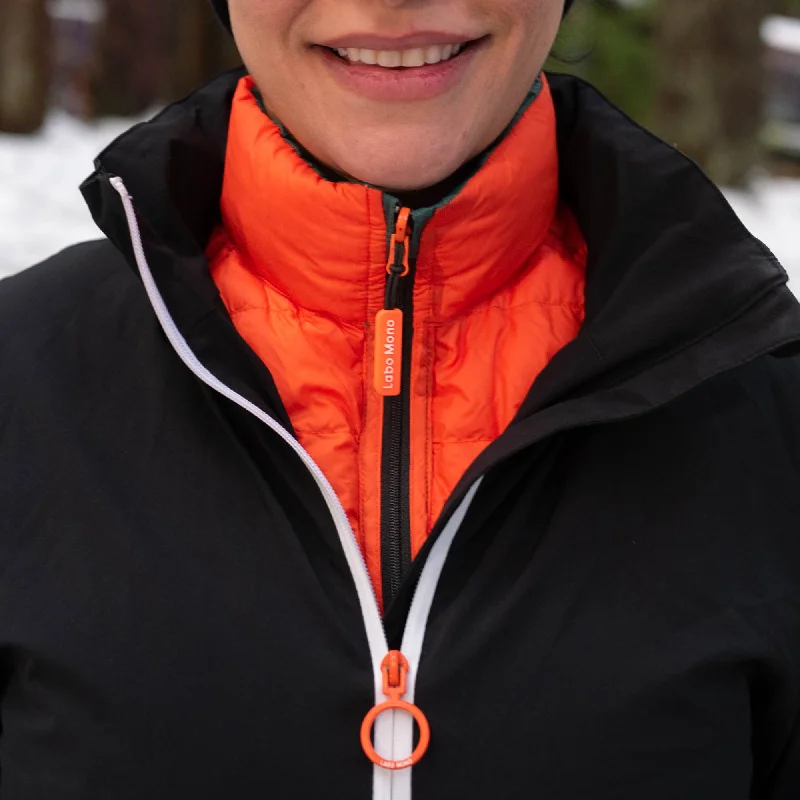 Women's Puffer-Puffer Jacket — Evergreen & Salamander