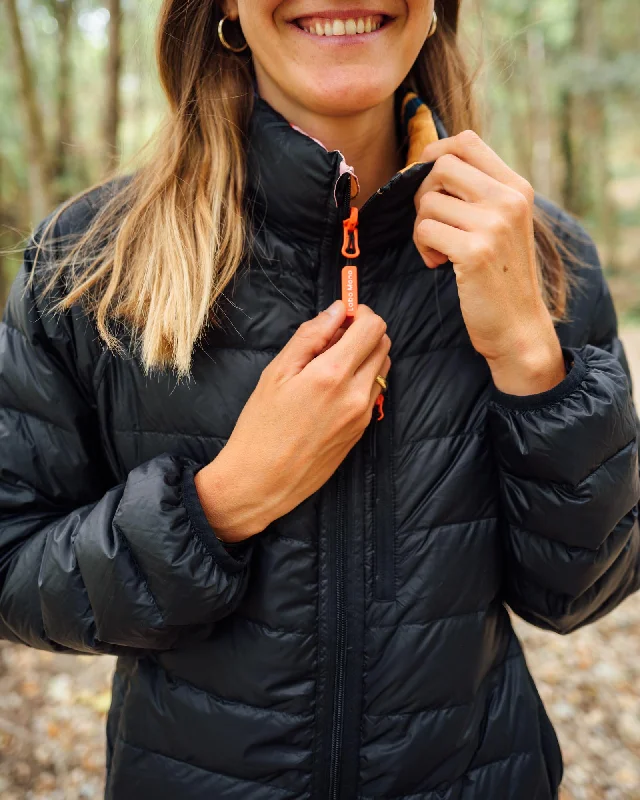 Women's Puffer-Puffer Jacket — Odyssey & Black