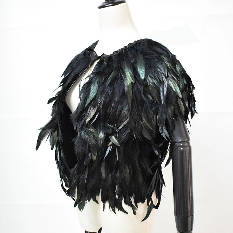 Exotic Feather Vest