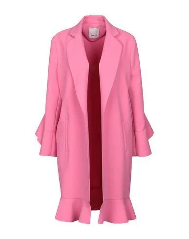 Pinko Women Overcoat Fuchsia 10 UK