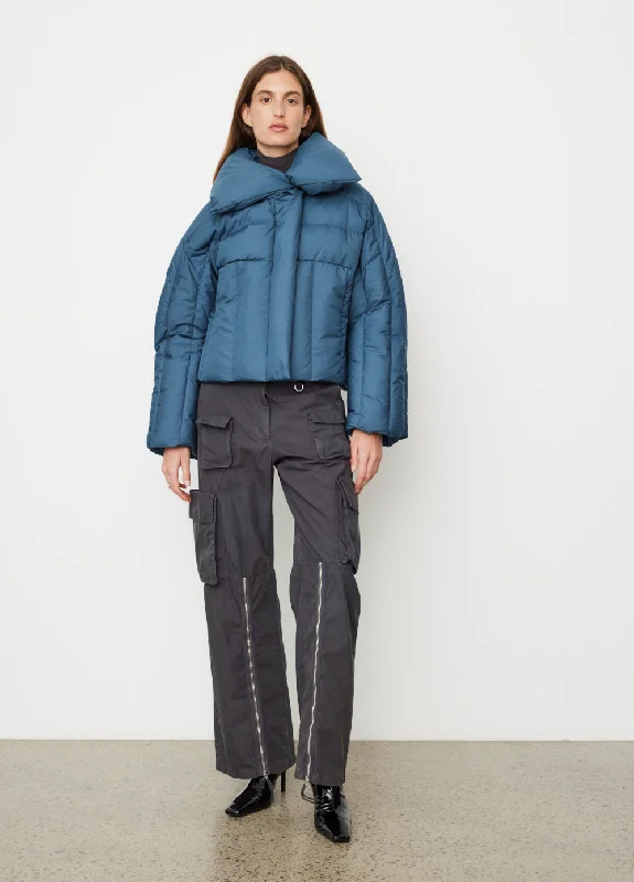 Oleda Down Mat Tech Puffer Jacket