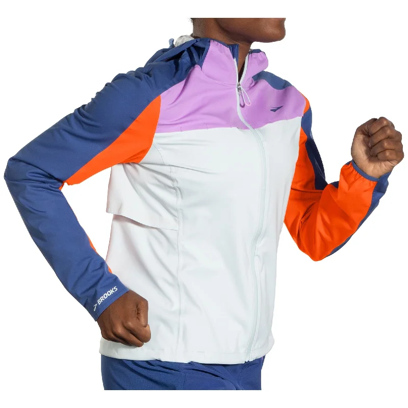 Brooks High Point Waterproof Womens Running Jacket - White