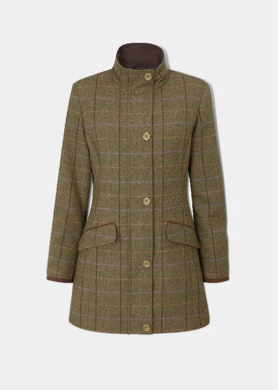 Combrook Ladies Tweed Field Jacket In Hazel - Regular Fit