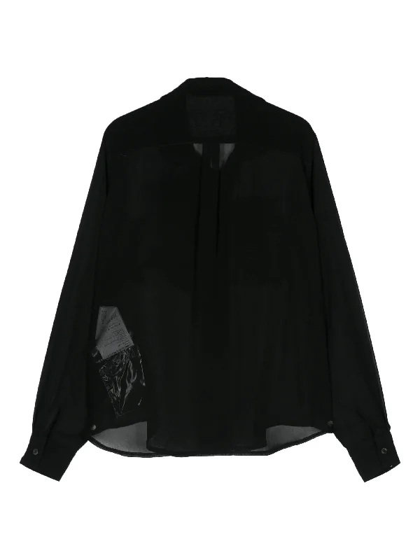 COMME DES GARCONS COMME DES GARCONS Women's Sheer Bow Button Up