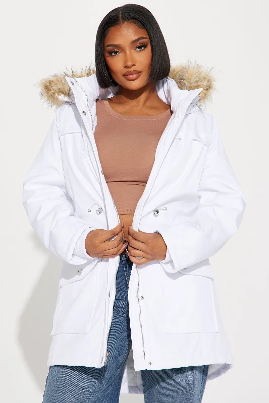 Cozy Inside Puffer Jacket - White