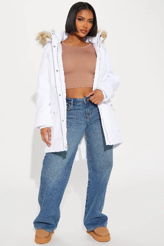 Cozy Inside Puffer Jacket - White