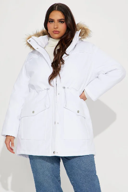 Cozy Inside Puffer Jacket - White