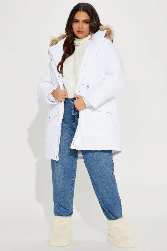 Cozy Inside Puffer Jacket - White