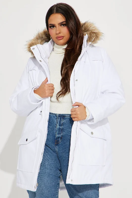 Cozy Inside Puffer Jacket - White