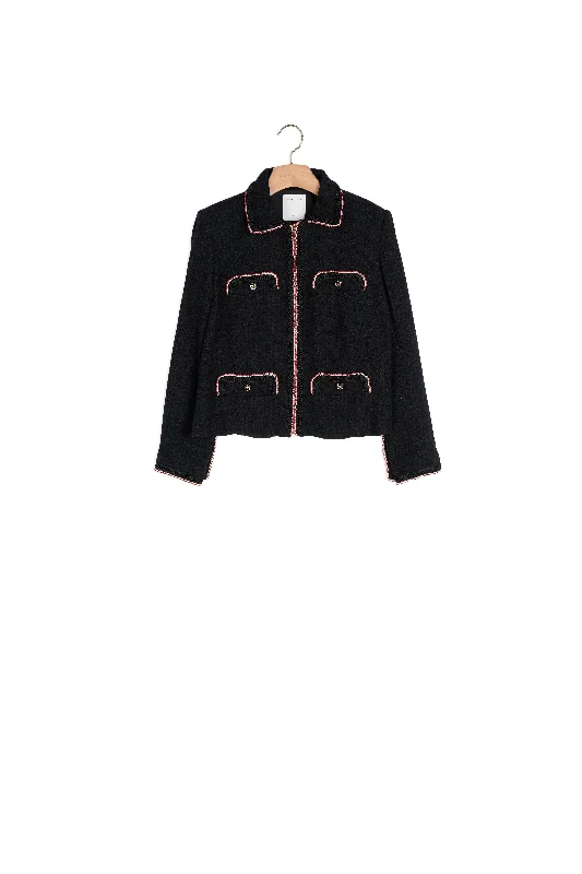  Veste en tweed jacquard