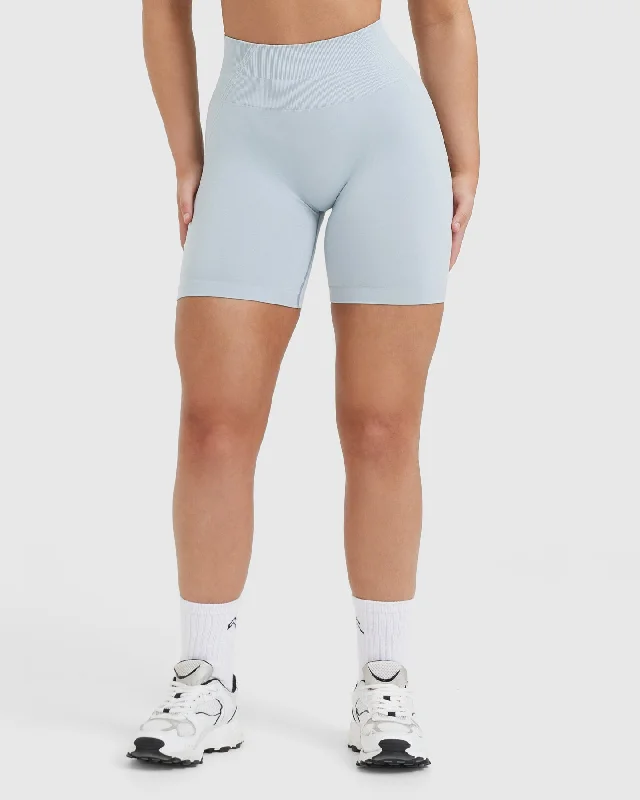 Effortless Seamless Shorts | Ice Blue