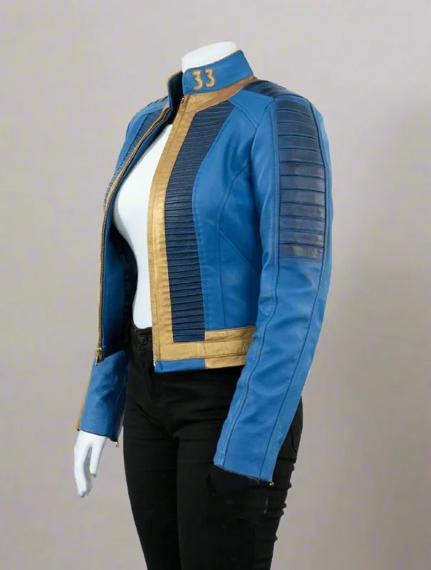 Fallout Lucy MacLean Vault Leather Jacket Women